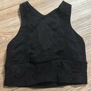 FP Movement Sports Bra Black Spandex Lace Size M/L